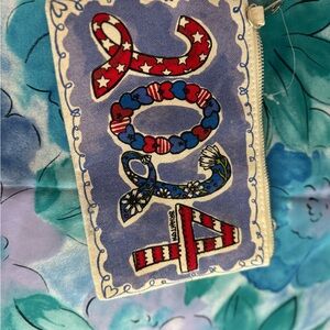 Brighton Colorful Love Print Pouch